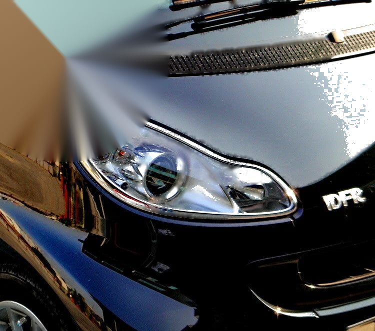 Smart Fortwo W451 Headlight Trim Bezel Cover (2007-2014)