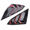 Honda Civic Body Side Air Vent Window Cover Gloss Black Louver (2016-2020)