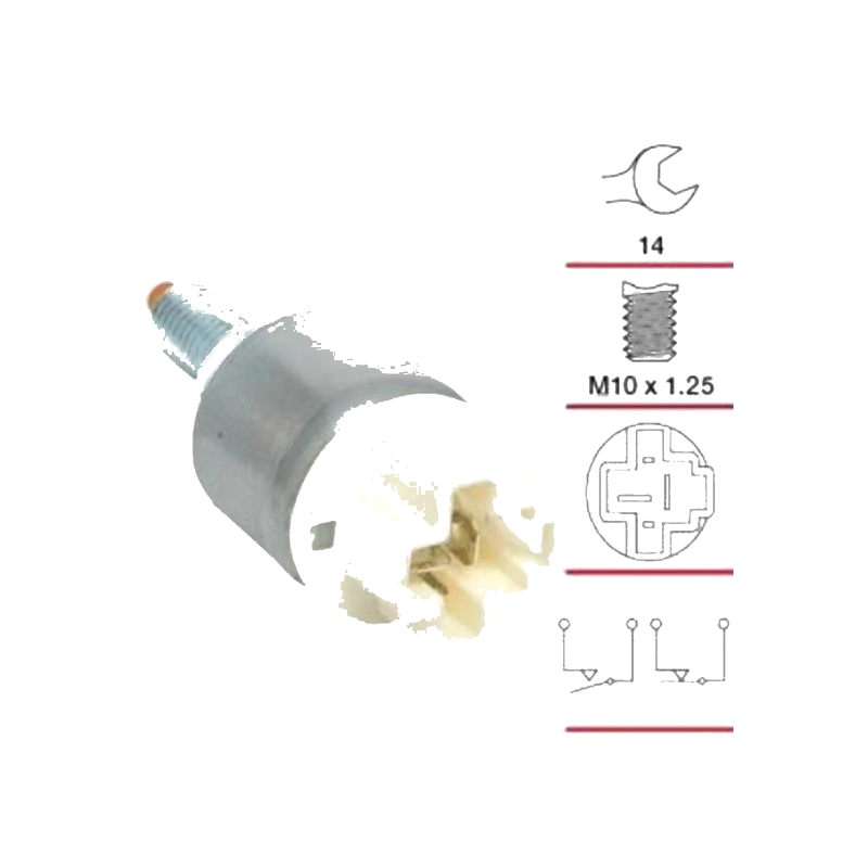 Toyota Crown MS123 6cyl 2.8L 5M-E 1983~1985 Brake Stop Light Switch