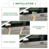 Honda Accord Front Right Weatherstrip Window Seal (2008-2012)