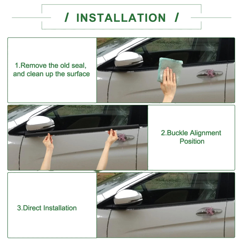 Honda Accord Front Right Weatherstrip Window Seal (2008-2012)