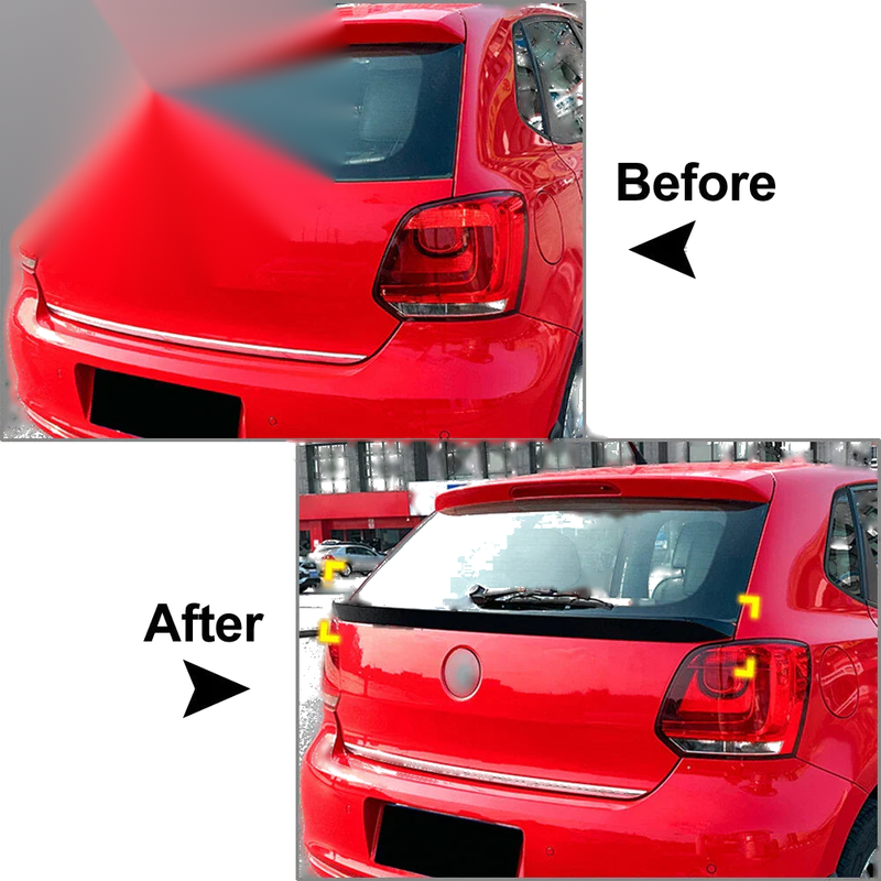 Volkswagen Polo Rear Trunk Spoiler Wing Lip (2009-2017)