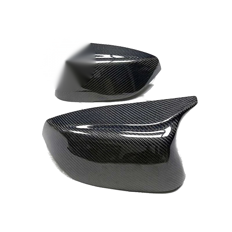 Infiniti Q50 Q60 Replace Real Carbon Fiber Side Mirror Cover Housing Kit fit