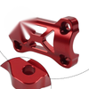 Honda CB500X Red Handlebar Riser Mount Clamp Cover (2019-2022)