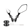 Honda CB CBR 600F CBF1000 RVT1000R LED Mirrors w/ Turn Signal Indicator