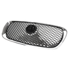 Jaguar XF (2008-2011) Chrome Black Front Bumper Upper Grille