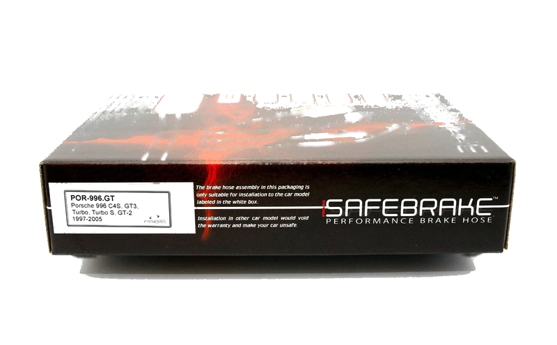 Porsche 911 (996) C4S-GT3-Turbo / S-GT2 Braided Brake Line Kit (1999-2005)