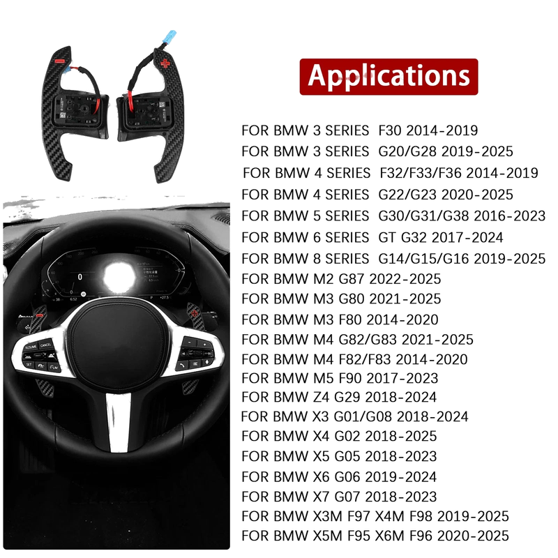 BMW 3 Series G20 G28 Steering Wheel Shift Paddle (2019-2025)