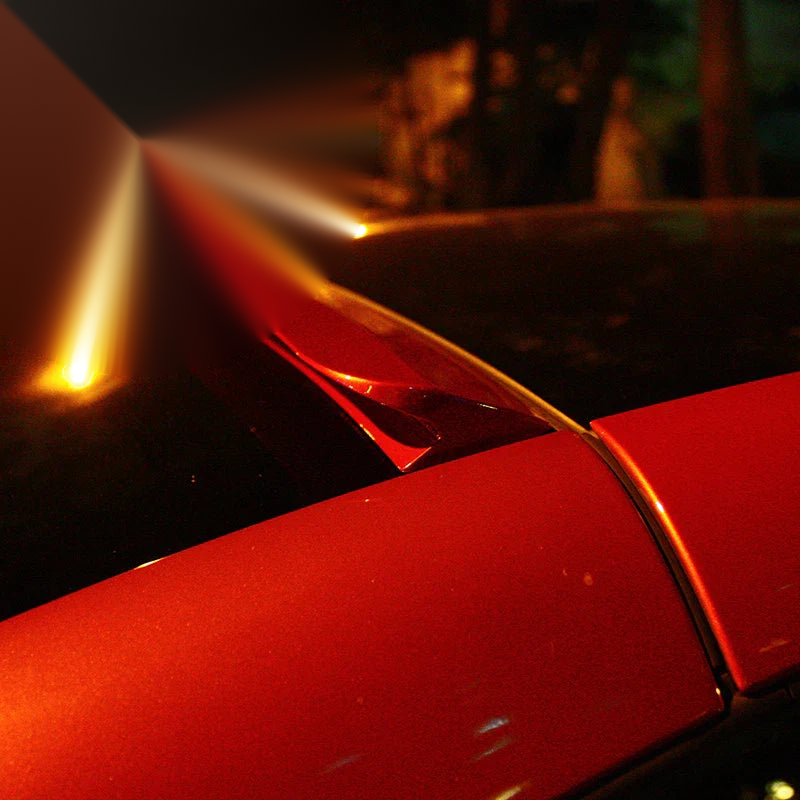 Honda TSX Sedan Y5 Black Roof Spoiler (2009-2012)