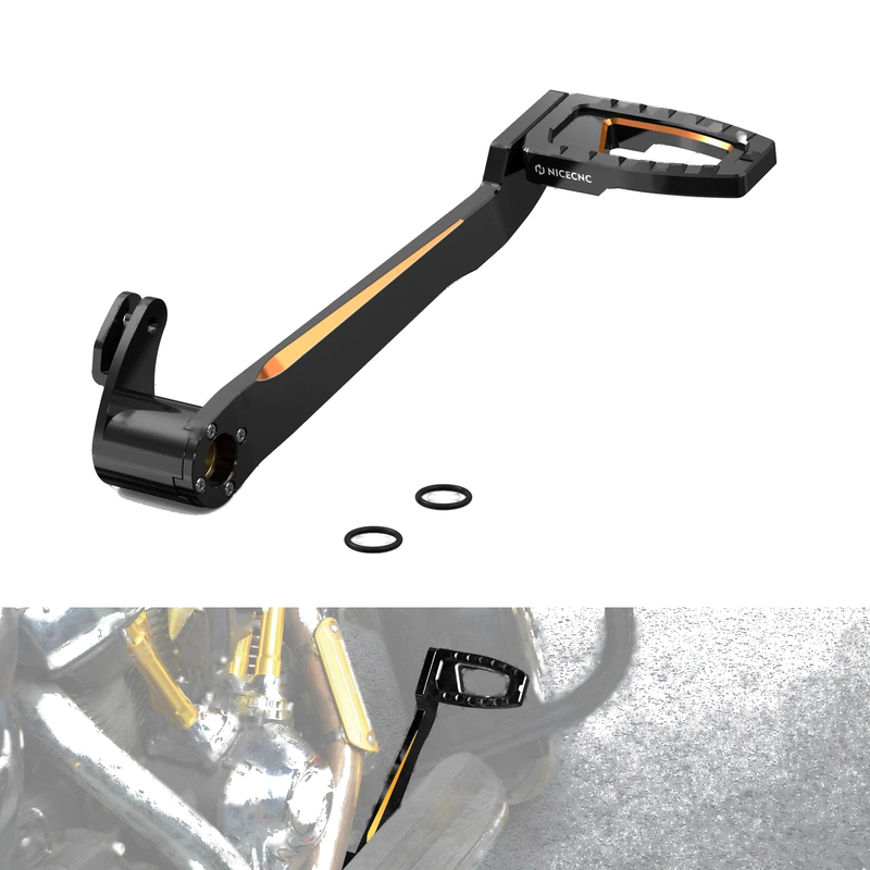 Harley Road King FLHR, FLHRXS CNC Billet Rear Foot Brake Pedal (2017-2023)