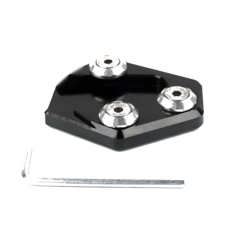 14-15 HONDA Grom MSX 125 MSX125 BLK Kickstand Side Stand Enlarger Plate Pad