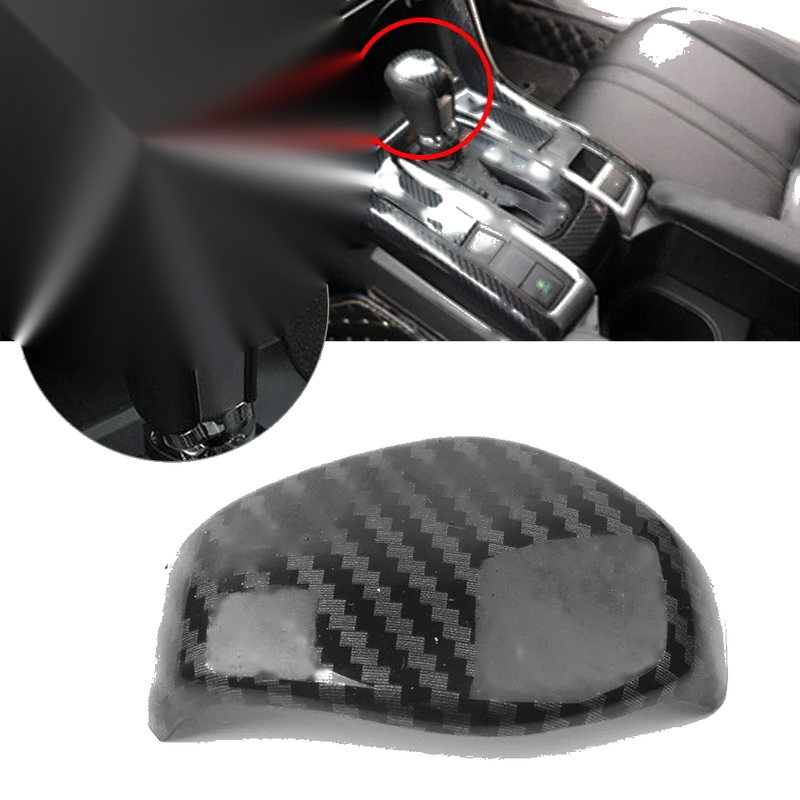 Honda Civic Carbon Fiber Gear Shift Knob Cover Trim (2016-2021)