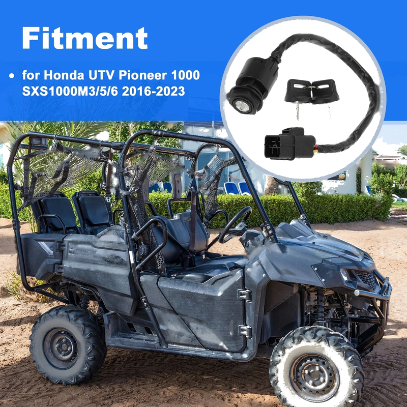 Honda UTV Pioneer 1000 Ignition Key Switch (2016-2023)
