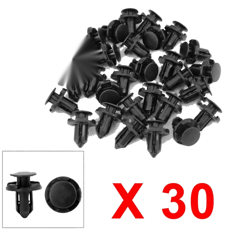 Mitsubishi Honda 30 Pcs Push Type Retainer Bumper Clips (2000-2023)