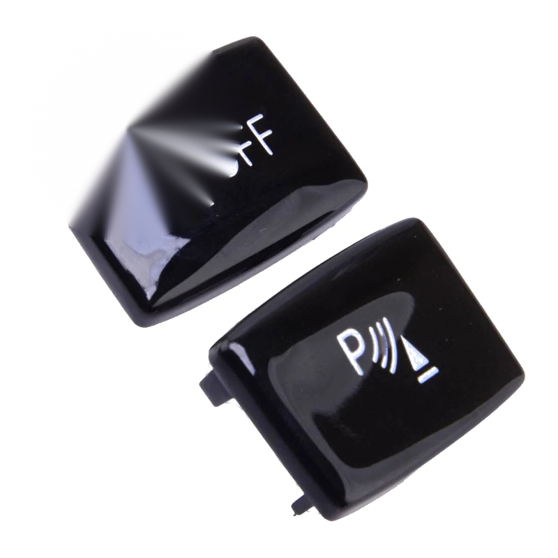 BMW 1 2 3 4 Series Black Gear Shift Button Cover Trim (2012-2020)