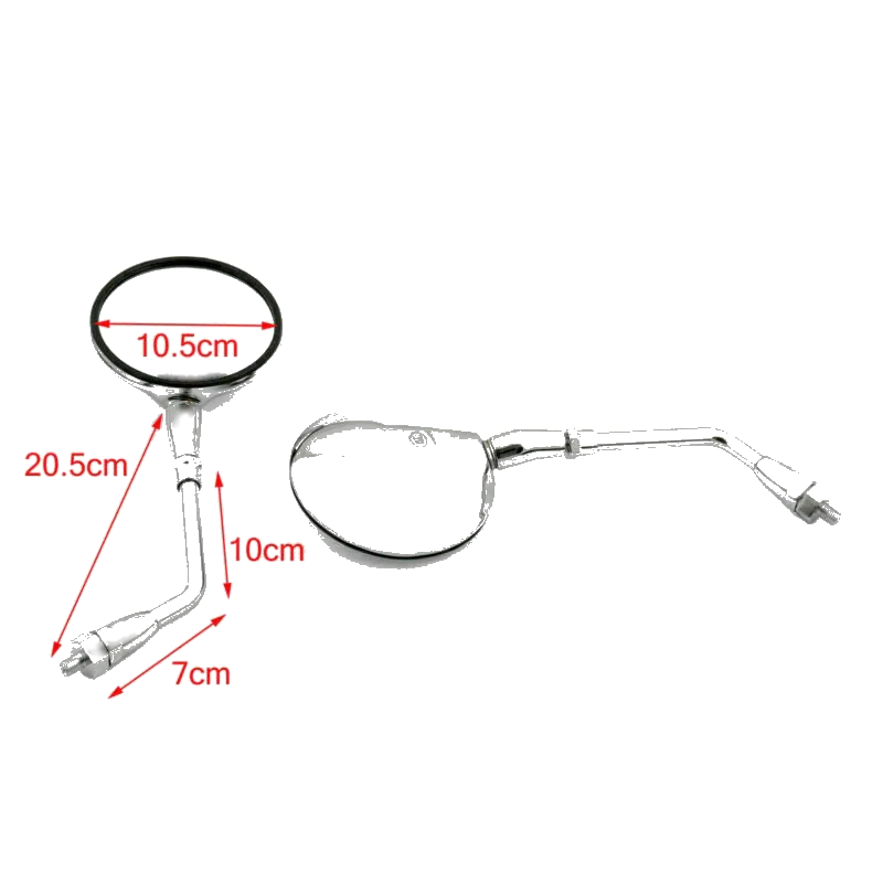 Honda CB400SS VT750 CBF500 (2004-2005) Chrome 1 Pair Rear View Mirrors
