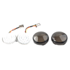Harley Dyna Touring Softail LED Rear Turn Signals with Smoked Lens Covers