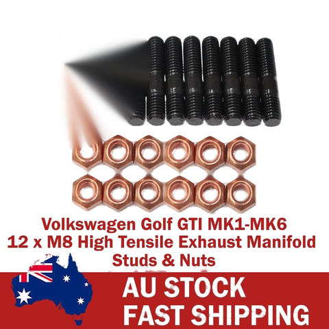 Volkswagen Golf GTI MK1-MK6 Engine High Tensile Exhaust Manifold Stud Kit