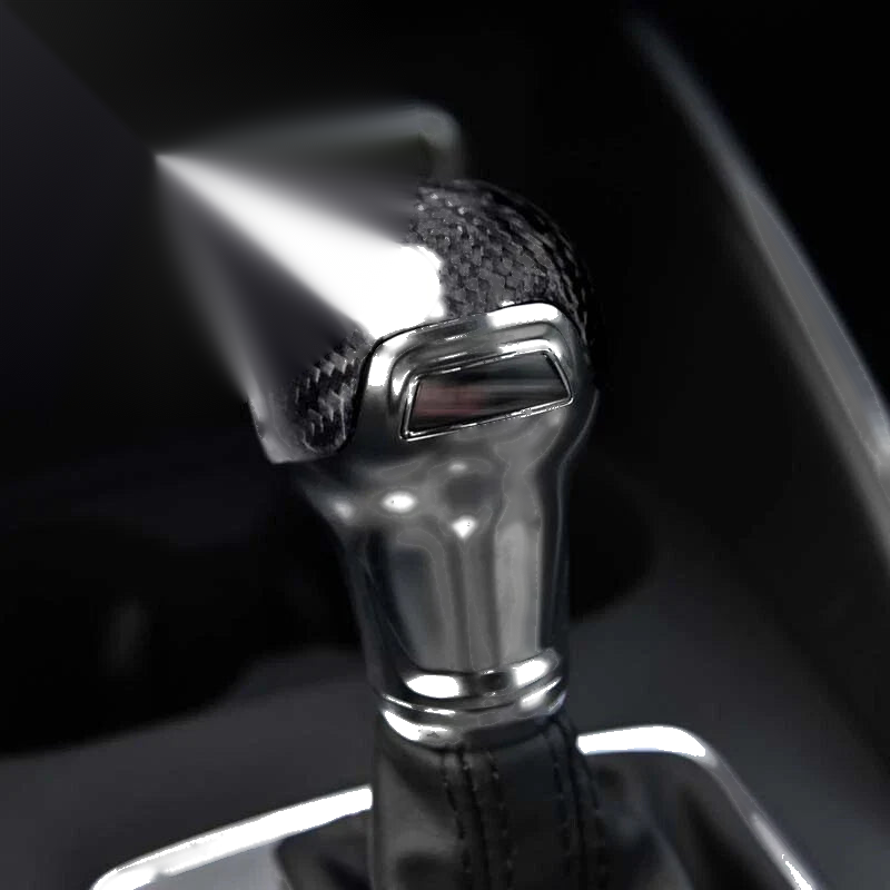 Audi A3 S3 2012-2018 Real Carbon Fiber Gear Shift Knob Head Cover Trim