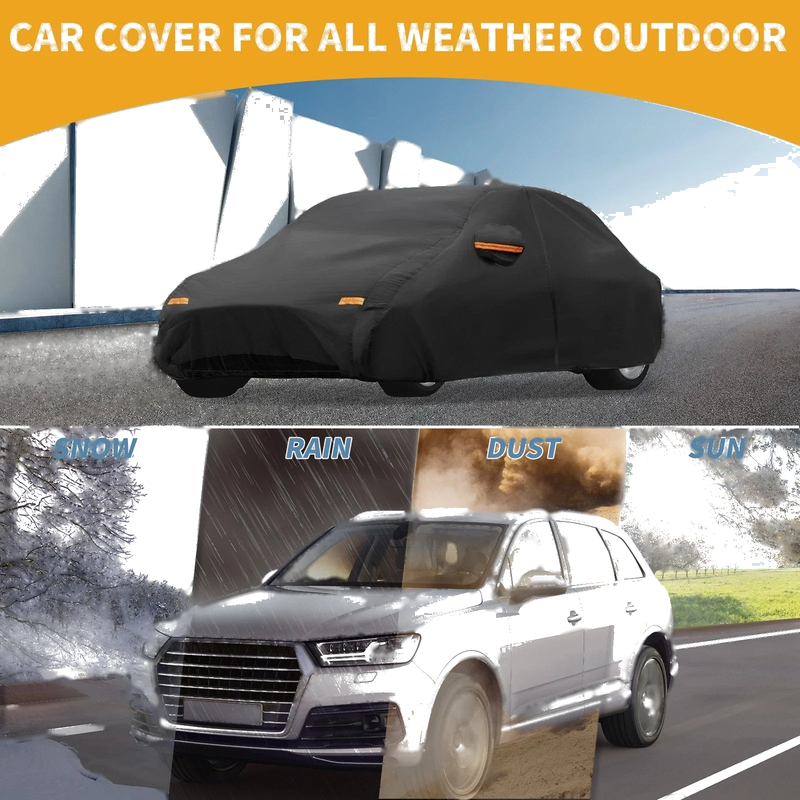 Hyundai Ioniq 5 Black 190T-PU Waterproof All Weather Car Cover (2021-2023)