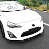 Toyota GT86 FT86 Scion FR-S 3 x Gloss Black Front Spoiler Lip (2012-2016)