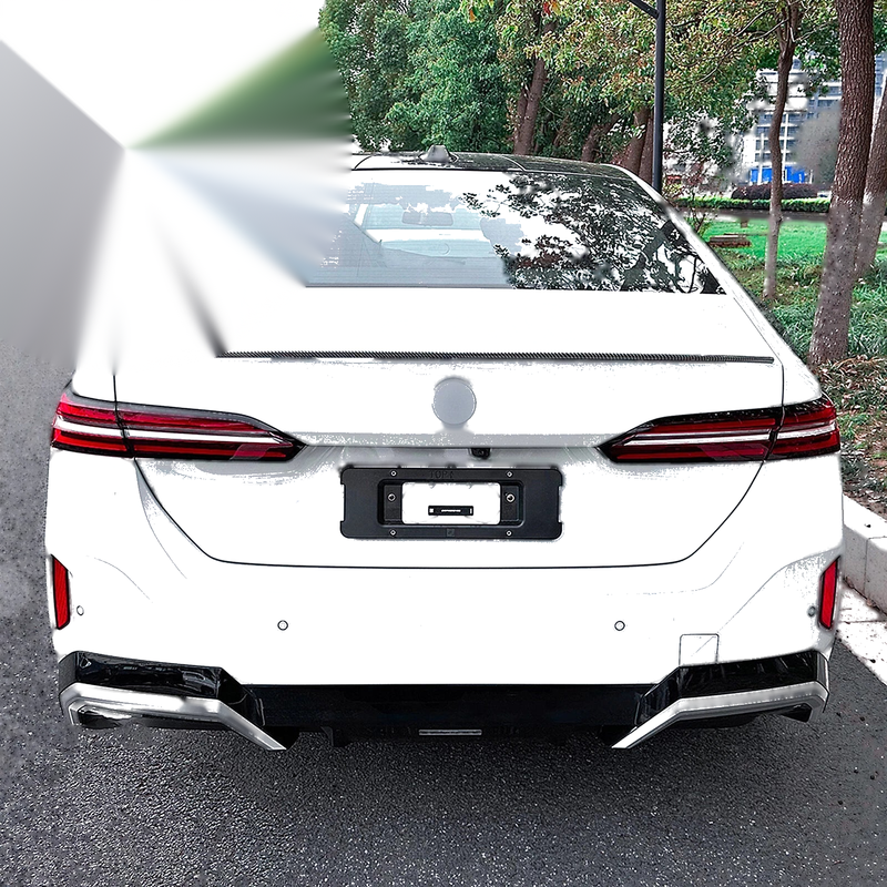 BMW 5 Series i5 G60 Carbon Fiber Look Rear Spoiler Lip (2024)