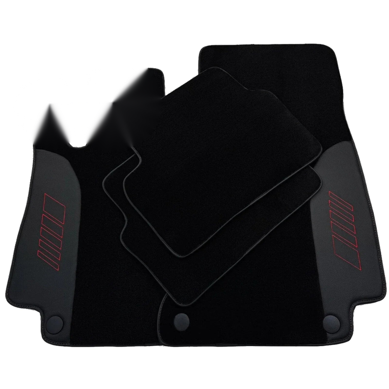 Mercedes Benz S-Class V222 Long Black Floor Mats (2013-2020)