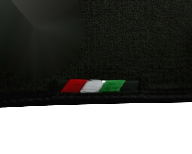 Ferrari 575 M Maranello 2002-2006 Emblem Black Carpets LHD Floor Mats