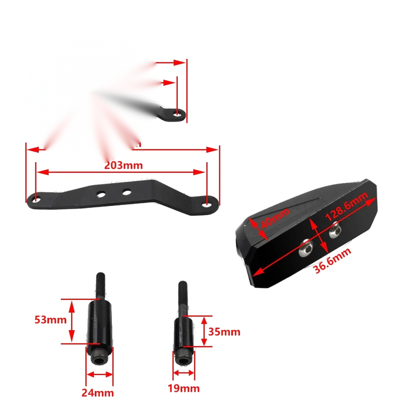 Kawasaki Z900 Engine Fall Protection Frame Crash Sliders (2017-2022)