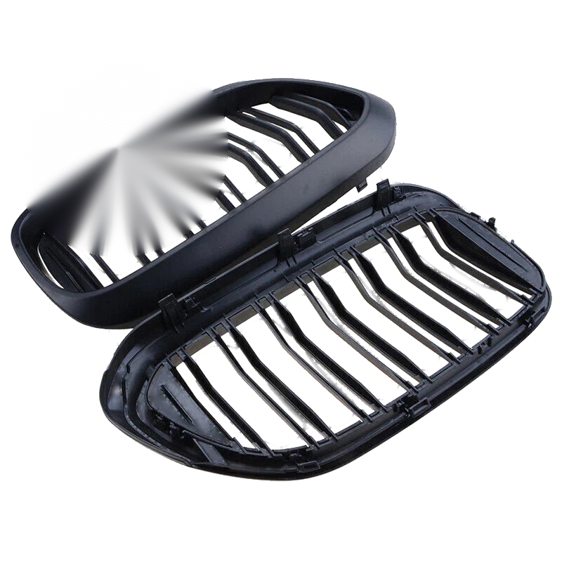 BMW G30 G31 G38 5 Series 520 530 Matte Black Front Kidney Grille (2017-2018)