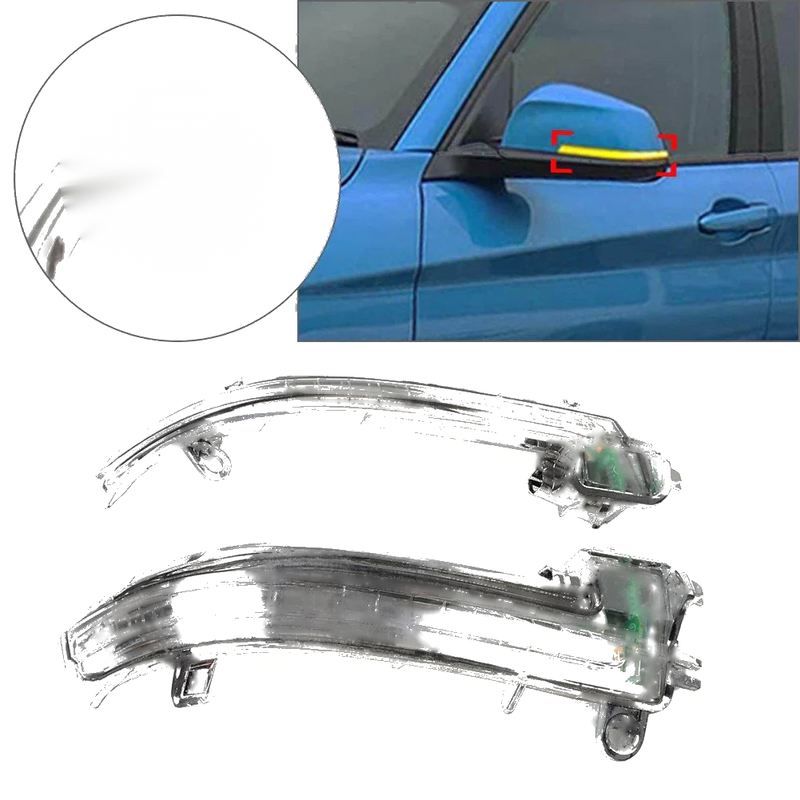 BMW 1 2 3 4 Series F20 F22 F30 X1 i3 Side Mirror Turn Signal Light (2012-2020)