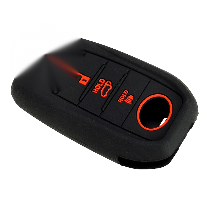 Toyota Tundra, Land Cruiser, RAV4 2 x Key Cover Case Fob Holder (2019-2023)
