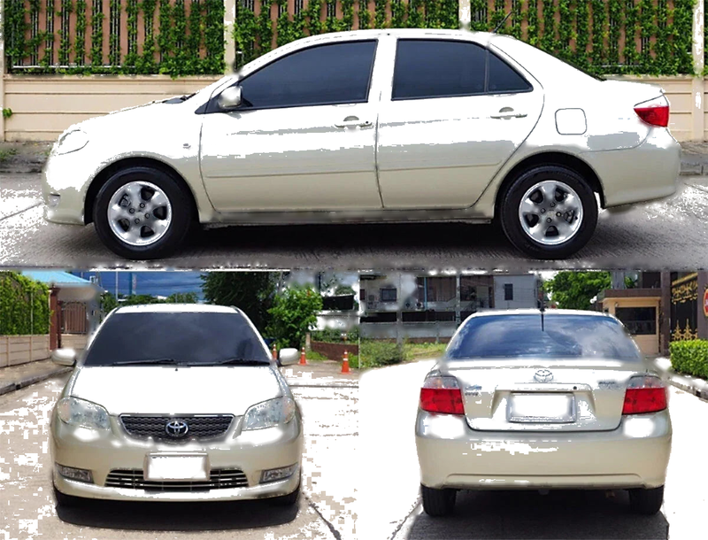 Toyota Corolla / Yaris 2 x Gray Door Handle (2003-2006)