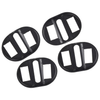 Carbon Fiber Style Universal Car Exterior Door Lock Keyhole Cover Trim