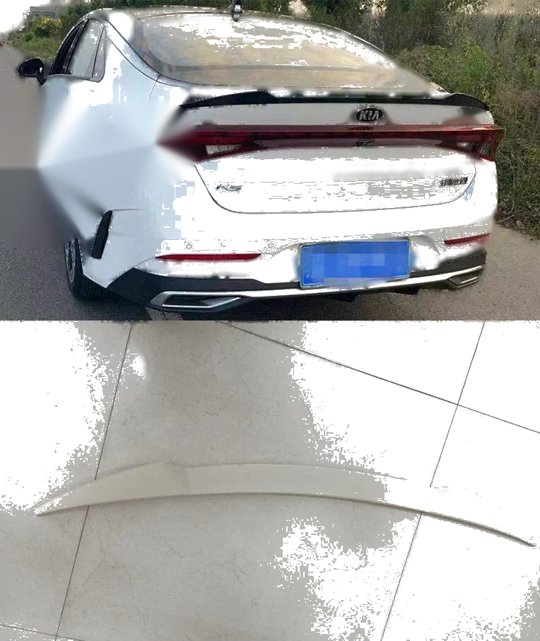 Kia K5 Optima Unpainted ABS Rear Spoiler Wing Lip (2021-2024)