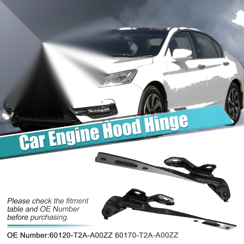 Honda (60120T2AA00ZZ) Hood Hinge 2 x Black (2016-2023)