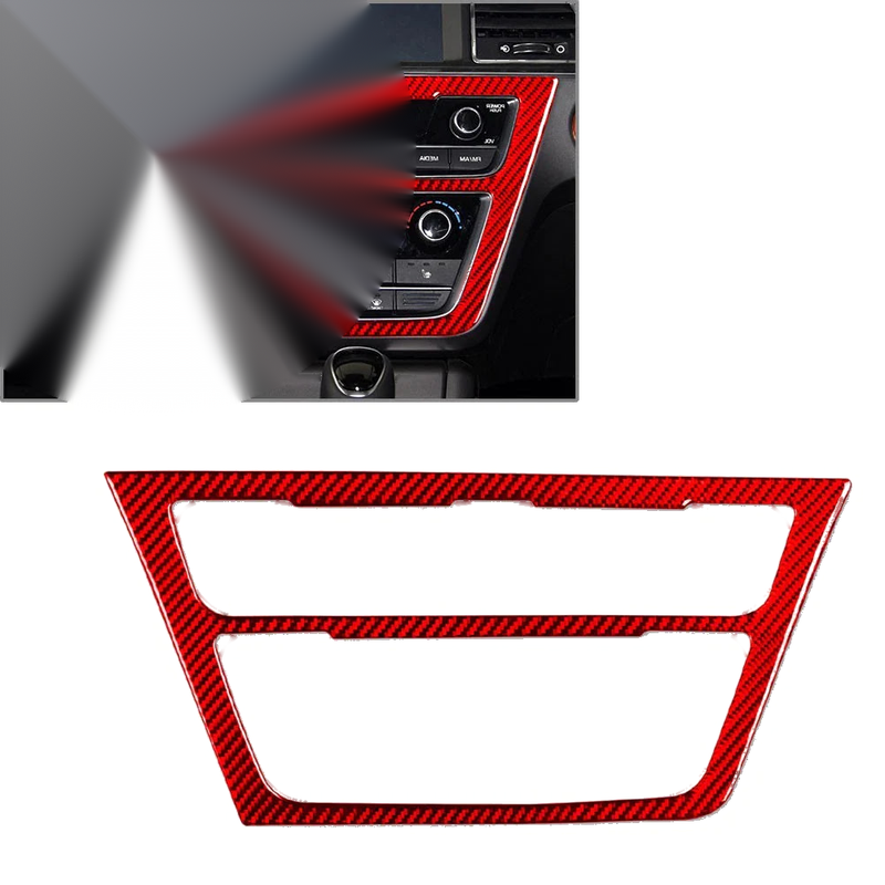 Hyundai Sonata 2015-2019 AC Switch Panel Cover Trim Red