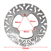 Yamaha TZR125 250 TZM150 FZR250 400 Rear Brake Disc Rotor (1990-2000)