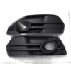 Audi Q5 Matte Black Front Bumper Fog Light Covers (2009-2012)