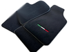 Fiat 500 2008-2019 Black Tailored Carpets 2 x AutoWin Premium Floor Mats