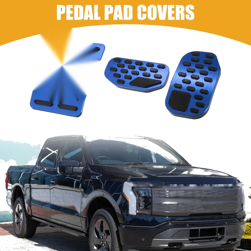 Ford F-150 Brake Gas Accelerator Pedal Pads Covers (2021-2023)