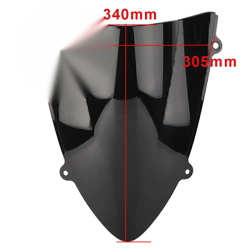Kawasaki Ninja 250 250R EX250 Double Bubble Windshield (2008-2012)