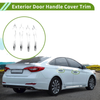 Hyundai Sonata (2011-2015) Silver Tone Exterior Door Handle Cover Trim