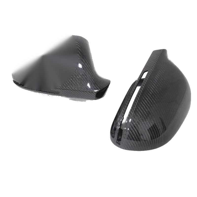 Audi A4 B8 08-09 w / o Lane Assist Carbon Fiber Side Mirror Cover Caps Replace
