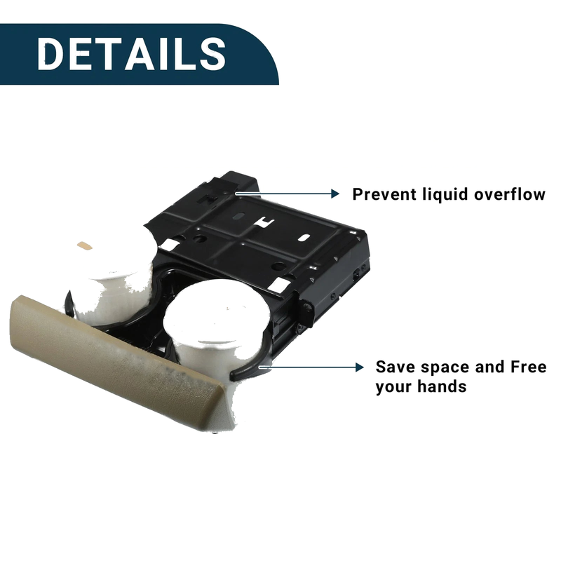 Ford F-250 (2005-2007) - Practical Instrument Panel Drink Holder Cup Holder