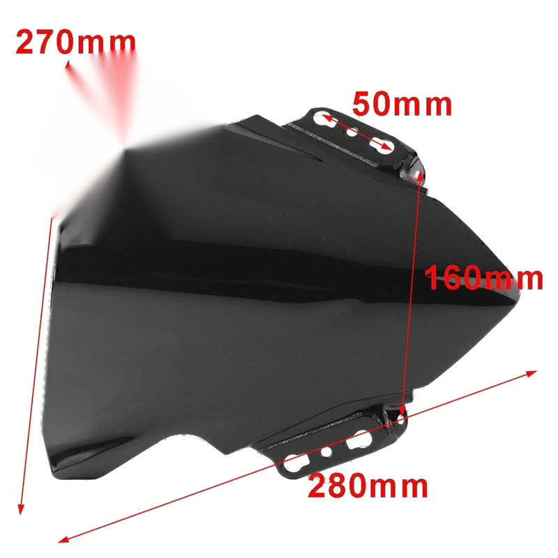 KAWASAKI Ninja 250SL Deep-Iridium Windproof Windscreen (2014-2017)