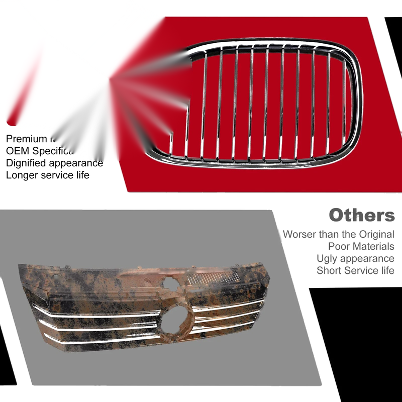 BMW 7 Series F01 F02 F04 Front Left Grille (2008-2015)