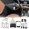 BMW 320i 330i G20 Carbon Fiber Center Console Dashboard Cover Trim Set 20Pcs