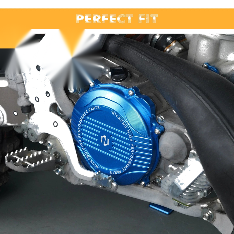 Yamaha YZ250 / YZ250X (2008-2024) Blue CNC Aluminum Clutch Cover