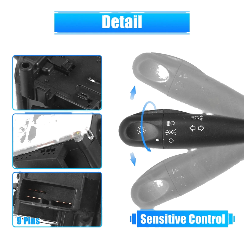 Hyundai i10 Multifunction Turn Signal Wiper Switch (2008-2017)
